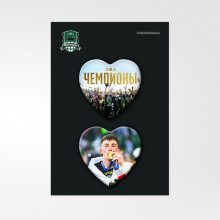Набор значков «Чемпионы 24/25»
