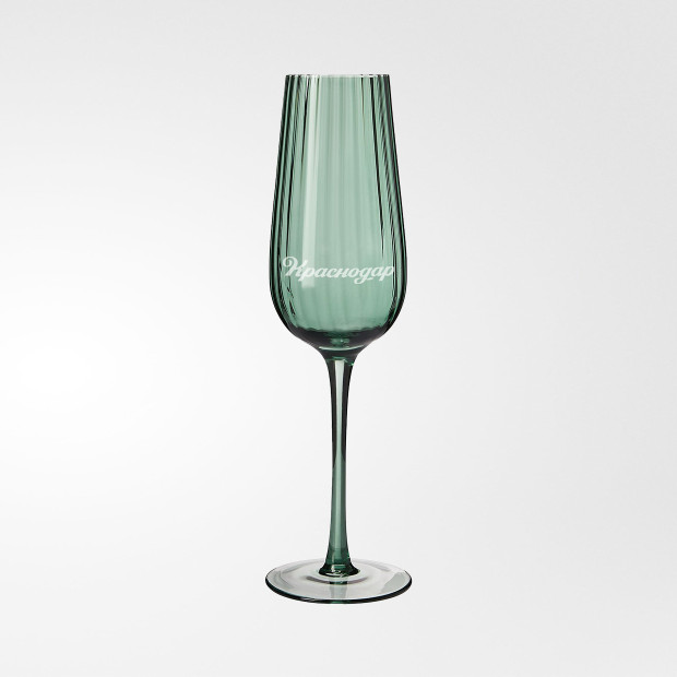Бокал для шампанского «Краснодар» Capri