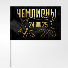 Флаг «Чемпионы 24/25», 30x45см.