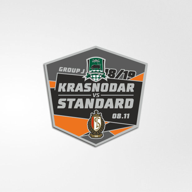 Значок матчевый UEL «Krasnodar» - «Standard»