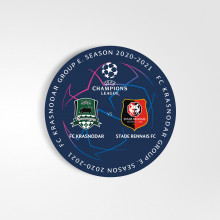 Значок «Krasnodar»-«Rennais» Champions League