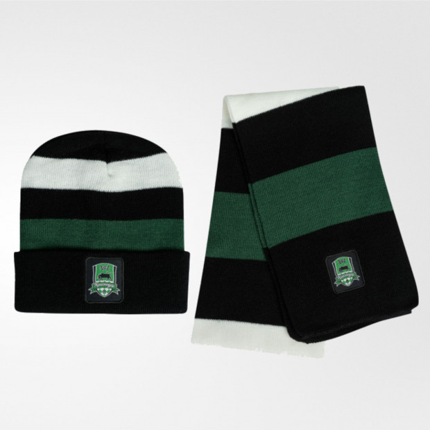 Детский комплект шапка+шарф FC Krasnodar