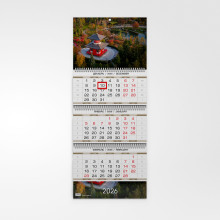 Календарь квартальный «Японский сад» 2026