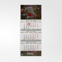 Календарь квартальный «Японский сад» 2026