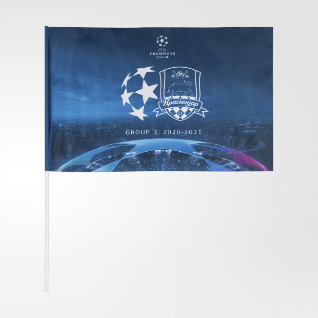 Флаг FC Krasnodar «Champions League», 45х30 см.