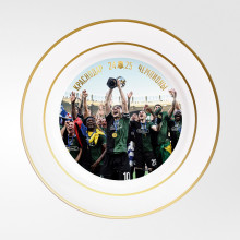 Тарелка сувенирная «Чемпионы 24/25»